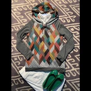 12pm by Mon Ami - Geometric Hoodie